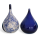 Decorative Blue Tube Vase